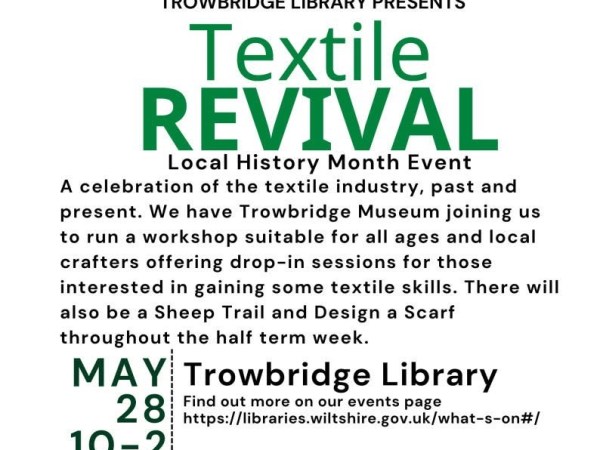 Textile Revival Thurs 28th May 10 –&nbsp;2